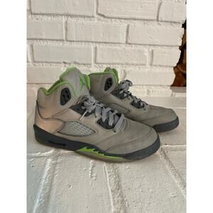 Nike Air Jordan 5 Retro Green Bean Size 6.5Y Mens 6.5 Womens 7.5